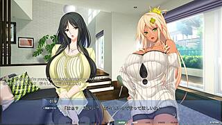 Yo, Akumeru family harem route kicks off with step-mom and step-daughter blowjob! 🔥