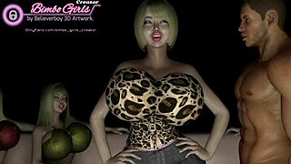 Incredible! Big Boobs Girls Shake It Hard in Sex Dance Project Set 7