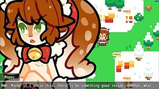 what’s up with poppy from lol in this xmas hentai parody ep 1, covered in cum outdoors?