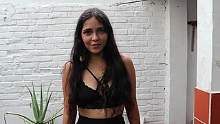 Hey, can innocent maid resist boss seducing her for backyard fucking?