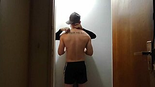 Building Cameras Catch Friends With Big Cocks Making Out In Hallway After Gym