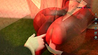 Alex feels intense pleasure fingering Latisha's ass in this 3D game