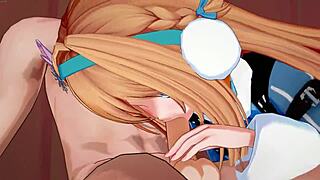 Gfl 2 Suomi X Cummander In 3D Hentai Action.