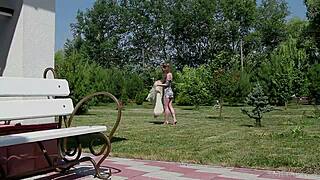 Hey, wanna see Lena Cass undress and show off her petite shaved body for Metart?