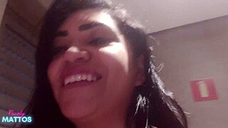 Security Spots Her, Forces Big Black Cock Suck, Cums In Pussy