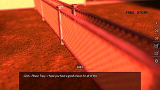 Alex feels intense pleasure fingering Latisha's ass in this 3D game