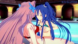 tsubasa kazanari and maria cadenzavna eve in futanari hentai