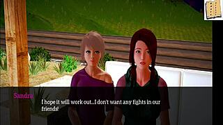 This teen's tight ass takes a huge monster cock in my new family episode 106