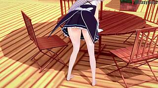 Belfast Invites Me for Lunch in Free POV Azurlane. Watch Full Movie on Sheer FantasyKing3.