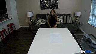 spy pov on kat dior's wet shaved pussy getting blowjob