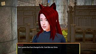 Hey, wanna play a naughty game with my new family? How far will this redhead milf go?