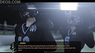 In this 3d cartoon, the football match in Move the Chains 01 features intense action with huge characters