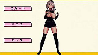 damn, hololive poke dance in wild 3d cartoon style