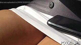 lustful honey cleans up in shower before steamy hardcore sex.