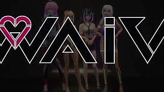 Hentai vtuber Elfie Love, wanna suck you off in 3D VRChat