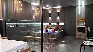 Man, I was just in the bathtub and things got wild with savage sex. This morena couldn’t handle my big black cock!