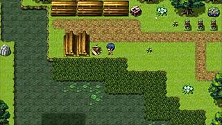 Tanned Natsuki in Hentai Game Ep 6 Striptease Request