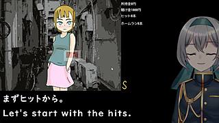 Crossdressing Woman Battles with Baseball Bat in Back Alley Machine Game.