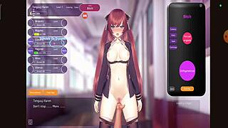 Training the bitch in this hentai game is wild, wanna play?