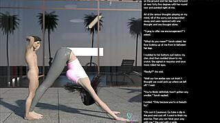 in this 3d cartoon episode small 18+ gesture unfolds with hentai anime action