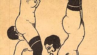 Vintage Erotic Drawings Showcase the Sensual Alphabet