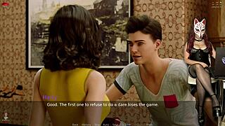 ms denvers ep 55 shows gamer girl in stockings and sheer bra