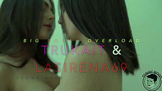 big ass brazzers latina pornstars lasirena69 and trukait dominate in hot threesome action. their deepthroat skills shine!