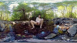 Watch Carmen December Masturbate to Orgasm Outdoors!