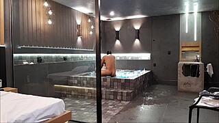 Man, I was just in the bathtub and things got wild with savage sex. This morena couldn’t handle my big black cock!