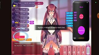 Training the bitch in this hentai game is wild, wanna play?