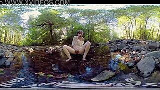 Watch Carmen December Masturbate to Orgasm Outdoors!