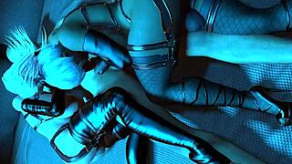 Whoa, Guy Spooning Two Ladyboys for Wild Blowjob Action!