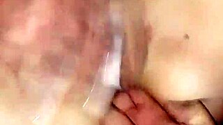 Wife Enjoys Intense Pussy Fucking with Amateur Husband After Session
