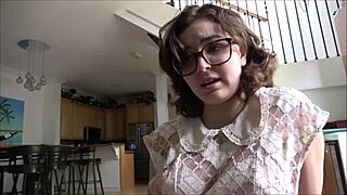 Taboo teen Leana Lovings gets a family therapy session