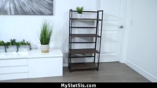 Veronica Valentine Seduces Stepbro with Tight Pussy Skills to Vote Blue