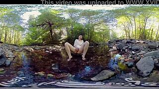 Watch Carmen December Masturbate to Orgasm Outdoors!