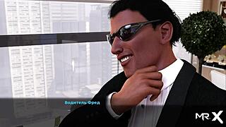 Flashing that stunning ass in the office for Fashionbusiness E1 84