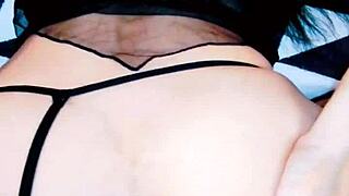 Skinny Milf Wife Reveals Her Open Asshole for Anal Play