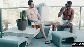 बड़ा काला लंड रफ गे चुदाई में राज करता