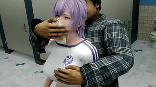 अरे, फियोना सो रही थी, फिर भी उसके बड़े बूब्स पर झड़ गया, ओह!