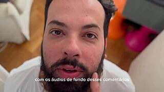 Hey, check out this bearded mommy giving blowjobs to guys