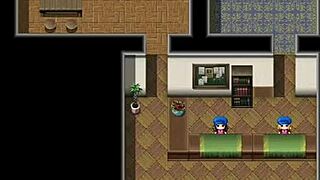 my sister giving blowjob under counter at work, feeling public thrill in ntr online part 9