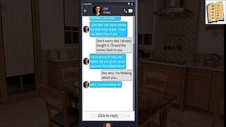 Big Tit Brunette Isabella's House Exploration After Night Out. Amateur Game Adventure