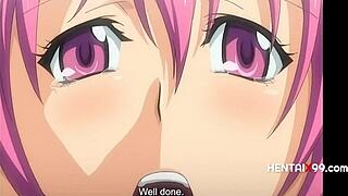 What drives a pervy teacher to blackmail campus lesbians in hentai?