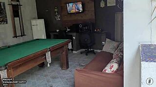 Baby Sophy Bent Over In Heels For Doggystyle Fuck. Big Ass And Natural Tits On Display.