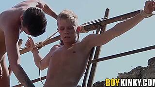 nasty twinks dive into freaky bondage sex they crave