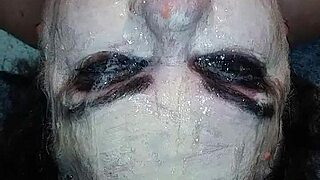 ms tl throat with toys and dildo gets messy