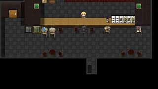 my sister giving blowjob under counter at work, feeling public thrill in ntr online part 9