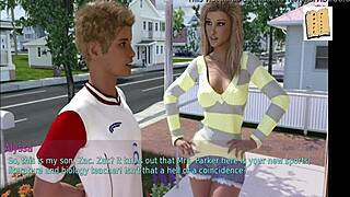 a blonde wife and stepmother navigating steamy homemade milf encounters