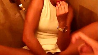 Nasty Couple Caught Fucking Hard in Public Toilet Stall